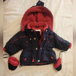 Healthtex Toddler Hooded Coat W/Mittens 3